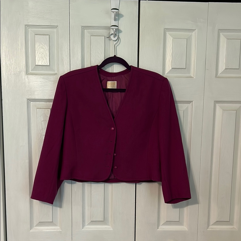 Pendleton Women's Deep Burgundy Blazer